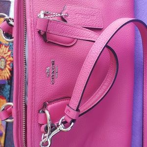 Pink coach satchel